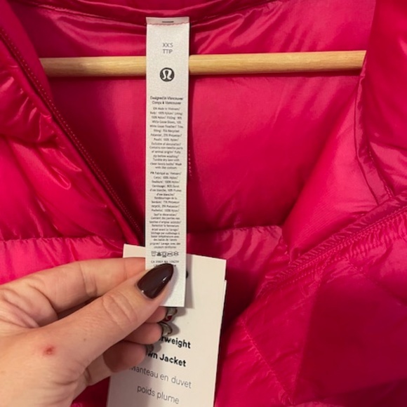 LULULEMON FEATHERWEIGHT DOWN JACKET, WATER REPELLENT, BNWT - Picture 4 of 4